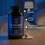 Bottle with text and pills | Test group A