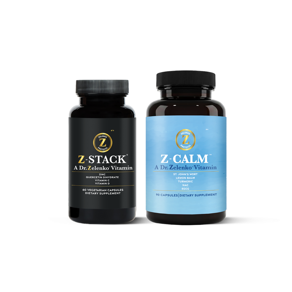 Z-Stack® and Z-Calm™ Dietary Supplement for Calm, focused days and immune support
