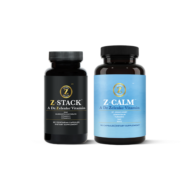 Z-Stack® and Z-Calm™ Dietary Supplement for Calm, focused days and immune support