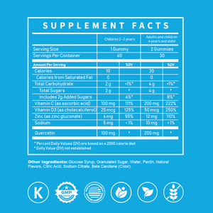 Kids Z-stack Supplement Facts