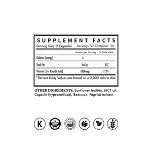 Liposomal-C Supplement Facts