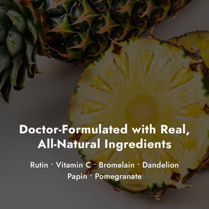 Z-Spike Ingredients on pineapple background