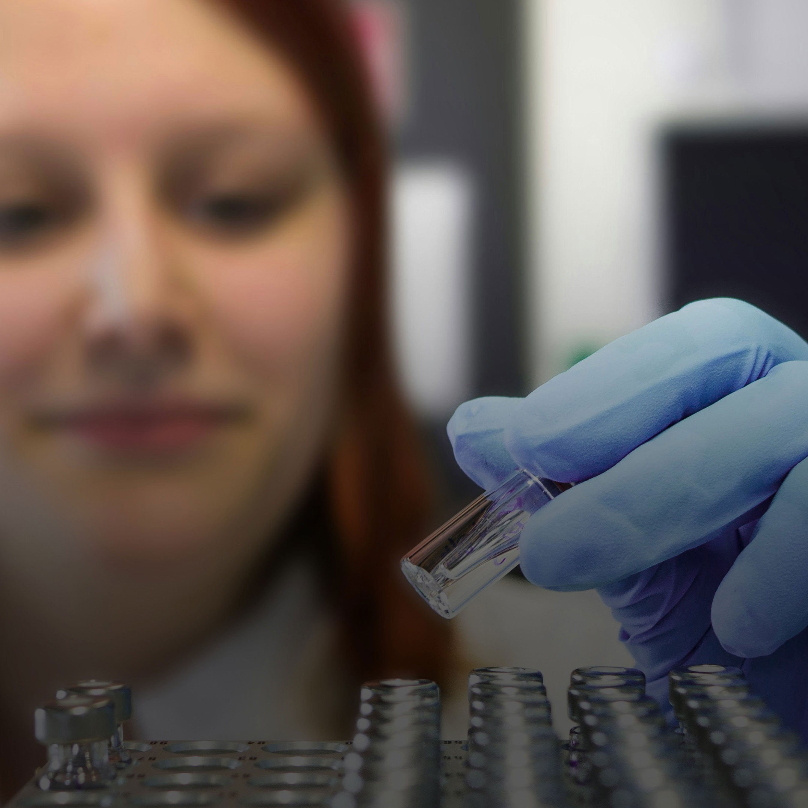 Scientist working 